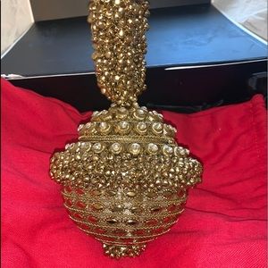 Mae Cassidy Embroidered Gold Purse